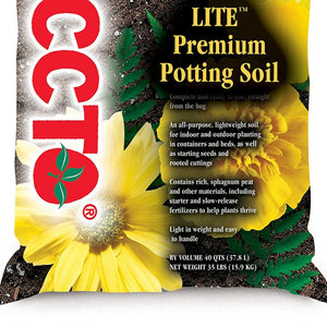 Michigan Peat 1440 Baccto Lite Premium Outdoor Potting Soil, 40 Quart (3 Pack)