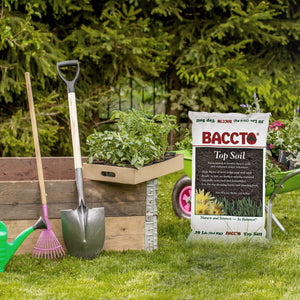 Michigan Peat Baccto Top Soil with Reed Sedge, Peat, and Sand, 50 Pounds, 1 Pack