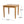 Acacia Wood Outdoor Set: 2 Club Chairs + Rustic Slat Side Table