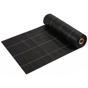 DeWitt Sunbelt 4 Foot Woven Barrier Landscape Fabric Ground Cover, 200 Feet