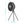 Portable Camping Fan Rechargeable Battery Powered Foldable Tripod Fan for Tent with Hanging Hook Carabiner Personal Desk Fan with 3 Speed Setting for