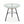 Nusa Outdoor Synthetic Wicker Glass-Top Side Table