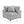 Jenny - Corner Accent Chair - Gray