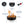 Camco Portable Campfire Outdoor Propane Heater Fire Pit with Lava Rocks, Black