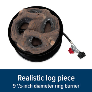 Camco Big Red Outdoor Portable Tabletop Propane Heater Fire Pit, 13.25 Inch