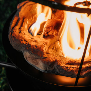 Camco Big Red Outdoor Portable Tabletop Propane Heater Fire Pit, 13.25 Inch