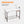 SEEK Folding Portable Deluxe Fish & Game Camping Table with Sink Faucet & Shelf