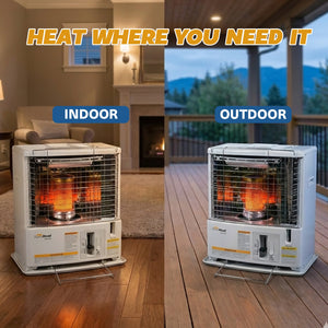 Sengoku CTN-110 KeroHeat Portable Radiant Kerosene Heater, 10,000 BTU
