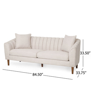Contemporary 3 Seater Sofa With Accents