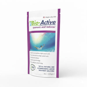 Bio-Active Non Polluting Cyanuric Acid Reducer Powder for Pools, 8 Oz (2 Pack)
