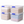 Homz 112 Quart Heavy Duty Modular Stackable Storage Containers, Clear, 4 Pack