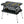 Keter Folding Portable Workbench Sawhorse w/12 In Clamps, Black/Yellow (2 Pack) - TRAPSKI