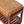 Solid Wood Small Buffalo Slatted Bench, Leather Upholstered, Open Storage