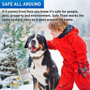 Safe Thaw Industrial Strength Salt Free Traction Agent Ice Melter, 43 Pounds - TRAPSKI
