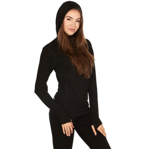 Women's 1/4 Zip Merino Sun Hoodie - Microweight