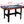 48-Inch Combo Game Table Set for Home and Game Room