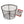Little Giant Large Metal Wire Egg Basket for Collecting Chicken Eggs, Black