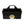 Little Giant DuraTote Tote Box Storage Organizer with Carrying Handle, Black