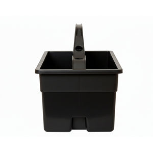 Little Giant DuraTote Tote Box Storage Organizer with Carrying Handle, Black