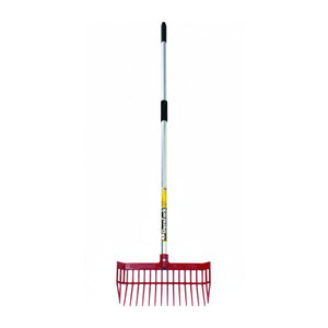 Little Giant DuraFork Polycarbonate Pre Bent Pitchfork with Angled Tines, Red - TRAPSKI