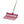 Little Giant DuraFork Polycarbonate Pre Bent Pitchfork with Angled Tines, Red