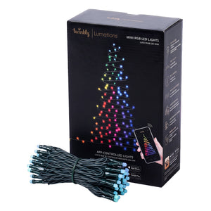 Home Heritage Lumations 16.3 Ft RGB LED Indoor/Outdoor String Lights, 50 Count
