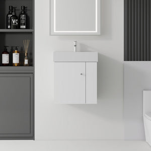 21.6 Inch Floating Bathroom Vanity with Sink