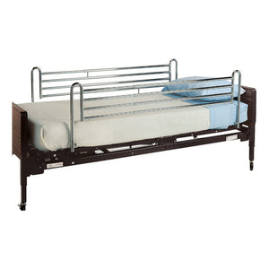 Graham-Field Universal Telescoping Spring Loaded Rail for Full Side Bed, Silver - TRAPSKI