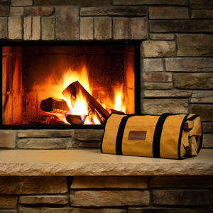 Tote Shape Canvas Firewood Log Carriers