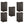 Suncast Hideaway Outdoor Patio 33 Gallon Garbage Waste Trashcan Bin, (5 Pack)