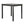 Transitional Counter Dining Set With 4 Tufted Stools