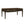 Fluted 2 Drawer Coffee Table - Brown
