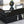 Wenona - Mirrored Coffee Table - Black