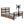 Twin Size Platform Bed With Headboard And Footboard, 2 Storage Drawers And Rotatable TV Stand - Black