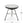 Nusa Modern Rattan Side Table With Tempered Glass Top