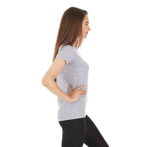 Microweight Women's Wool V-Neck T-Shirt - Woolverino