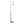 Tall Corner Floor Lamp For Living Room - White