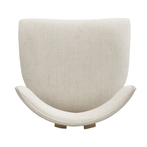 26" Counter Height Bar Stool, Upholstered Counter Stools (Set of 2) - Light Ash + Beige