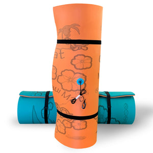 Aqua Lily Pad 20 Ft Maui Water Playground Floating Foam Island Mat & Storage Bag