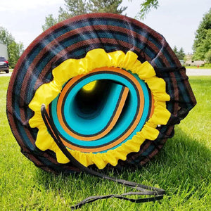 Aqua Lily Pad 20 Ft Maui Water Playground Floating Foam Island Mat & Storage Bag