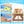 3-In-1 Kids Outdoor Wooden Picnic Table With Umbrella