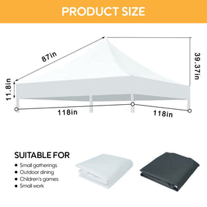 Canopy Replacement Top with 4 Pack W8 Bags (Frame Not Included)