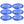 Solar Sun Rings UV Resistant Pool Spa Heater Circular Solar Cover, Blue (6 Pack)