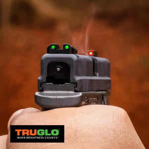 TruGlo TFK Pro Fiber Optic Tritium Handgun Pistol Sight Accessories, CZ 75 - TRAPSKI