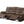 Aashi Leather Gel Match 3 Piece Recliner Living Room Set - Brown