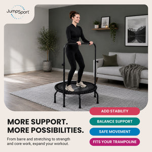 JumpSport Handle Bar for Arched Leg Fitness Trampolines, Trampoline Not Included