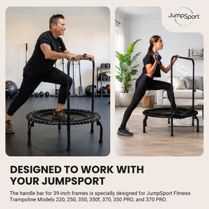 JumpSport Handle Bar for Arched Leg Fitness Trampolines, Trampoline Not Included