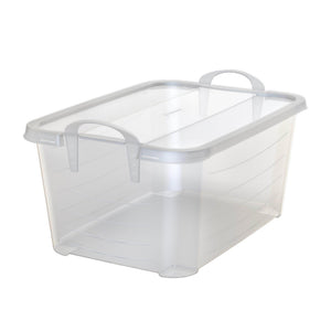 Life Story 14 Qt Plastic Box (6 Pack) with 55 Qt Storage Container (6 Pack)