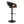 Symphony - Mid-Century Modern Adjustable Barstool With Swivel With Rounded T Footrest (Set of 2) - Black / Walnut / Black