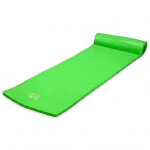 TRC Recreation Splash 1.25" Thick Foam Swimming Pool Float Mat, Fierce Green